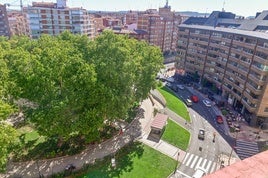 Imagen de la plaza de la Circular, lugar donde ocurieron los hechos.
