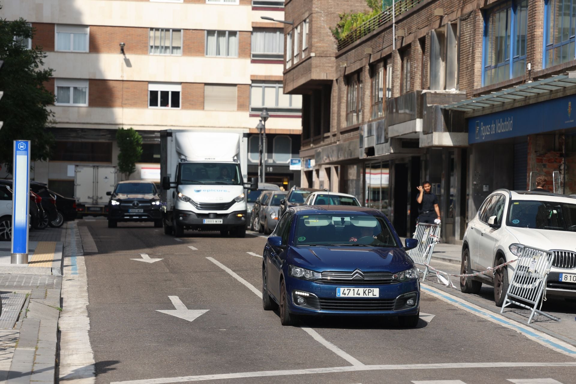 Las fotos del cierre al tráfico de la calle Gamazo, Muro y parte de Estación