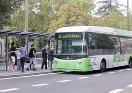Imagen de archivo de un autobús urbano de Auvasa.