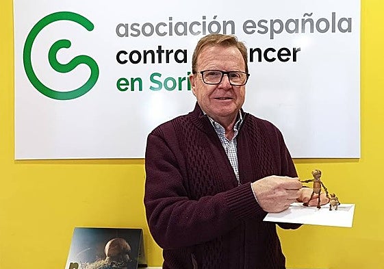 Jesús Aguarón, presidente de la AECC de Soria.