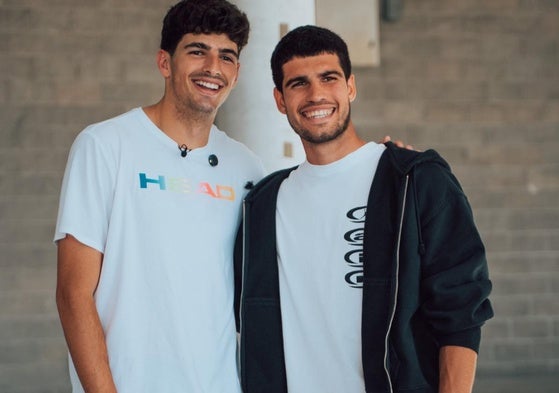 Coello y Alcaraz, en Miami hace poco más de un mes.
