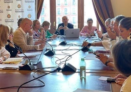 Reunión del Consejo Rector de la Fundación Municipal de Cultura.