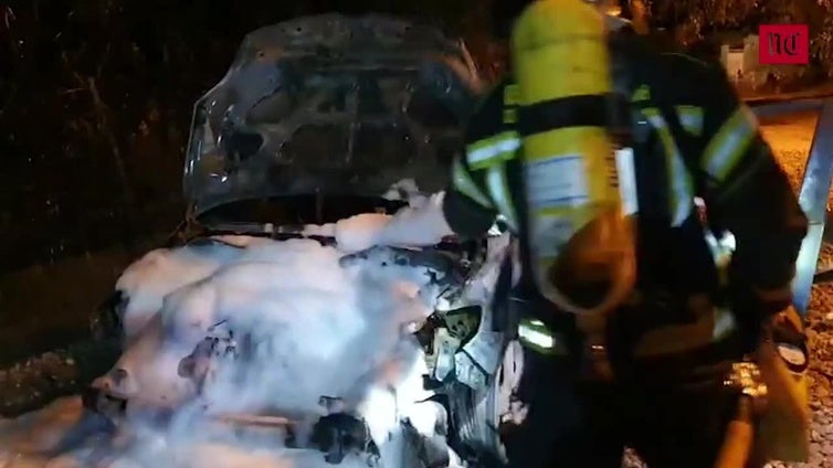 Dos coches arden en menos de nueve horas en Simancas y Peñafiel