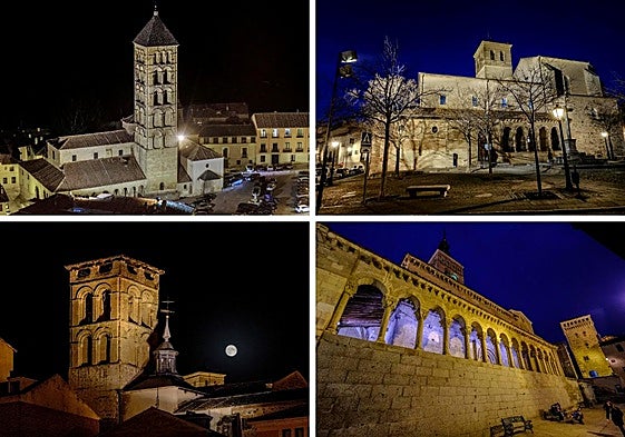 Iglesias de San Esteban, El Salvador, San Justo y San Martín.