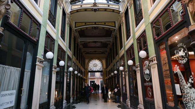 ¿Qué ficción no grabó ninguna escena en el Pasaje Gutiérrez?