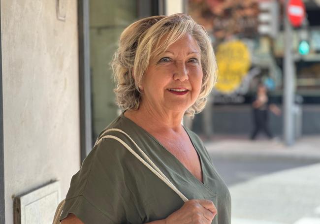 Emilia Álvarez, vallisoletana que frecuenta la Circular