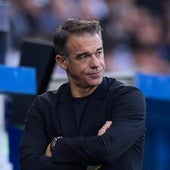 Luis García, durante un partido del Deportivo Alavés frente al Leganés el pasado 30 de noviembre de 2024.