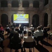 Presentación de la quinta edición de la muestra en el patio del Palacio Ducal de Medinaceli.
