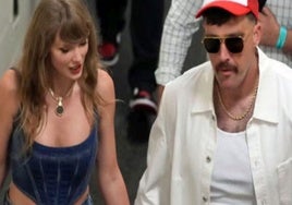 Taylor Swift y Travis Kelce, en una imagen de archivo.