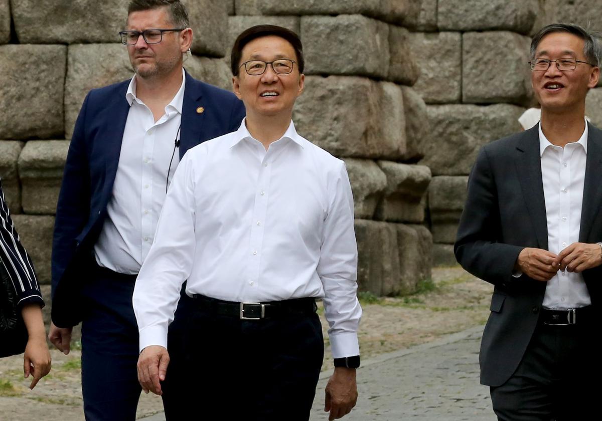 Fotos de la visita del vicepresidente de China a Segovia