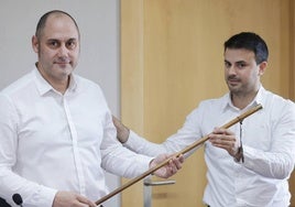 Iñaki Pérez toma el bastón como alcalde de Rueda tras la renuncia de Pablo Sánchez Gatón.