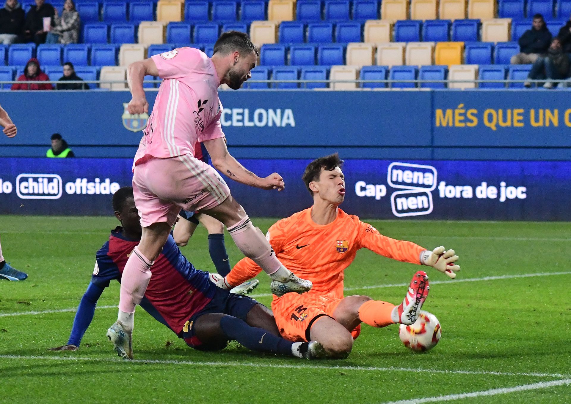Farrell, durante un partido con la Gimnástica Segoviana.