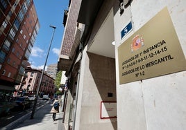 Exterior del Juzgado de Primera Instancia número 12 de Valladolid.