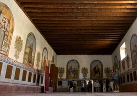 Interior del Monasterio de San Antonio el Real en Segovia