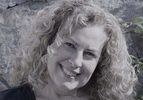 La escritora Rosa María García.