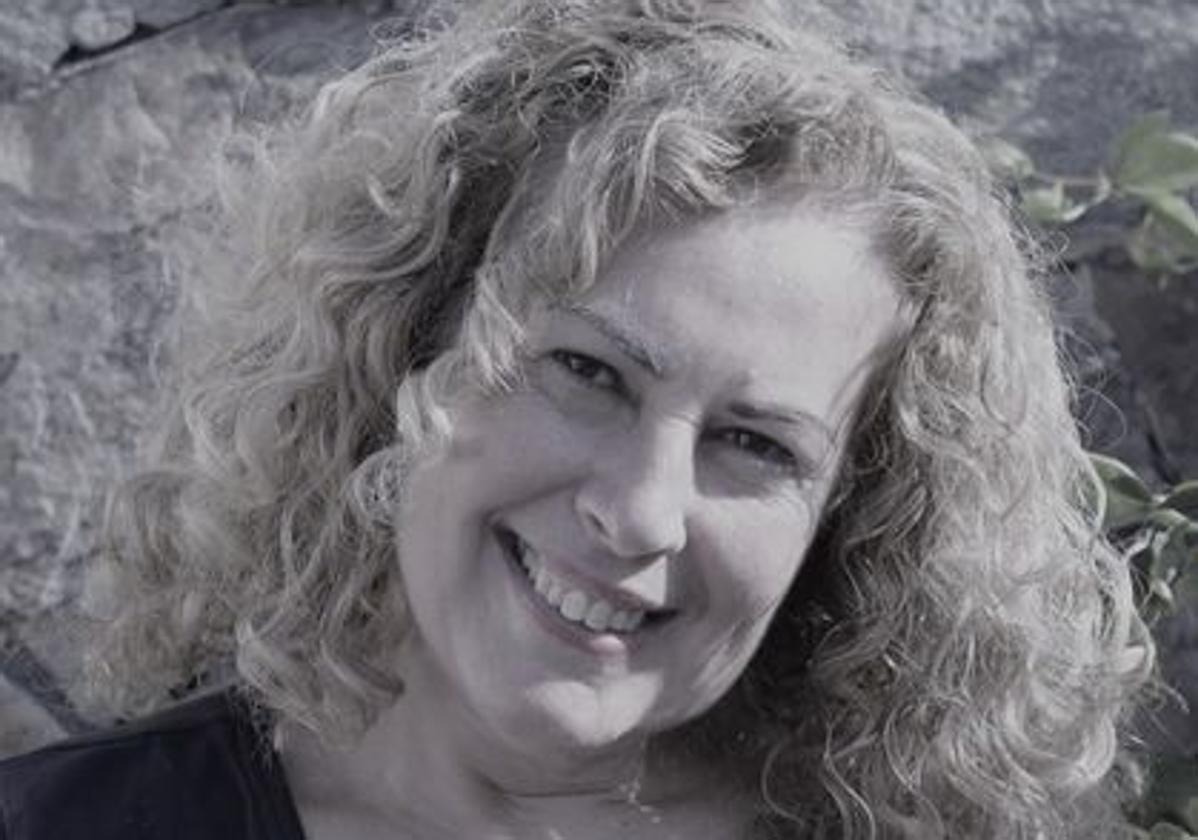 La escritora Rosa María García.