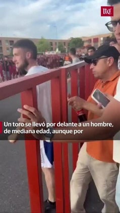 Susto en el primer festejo taurino de La Flecha