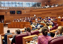 Pleno de las Cortes de Castilla y León, el pasado miércoles.