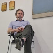 Manuel Velasco, en la Galería Javier Silva.