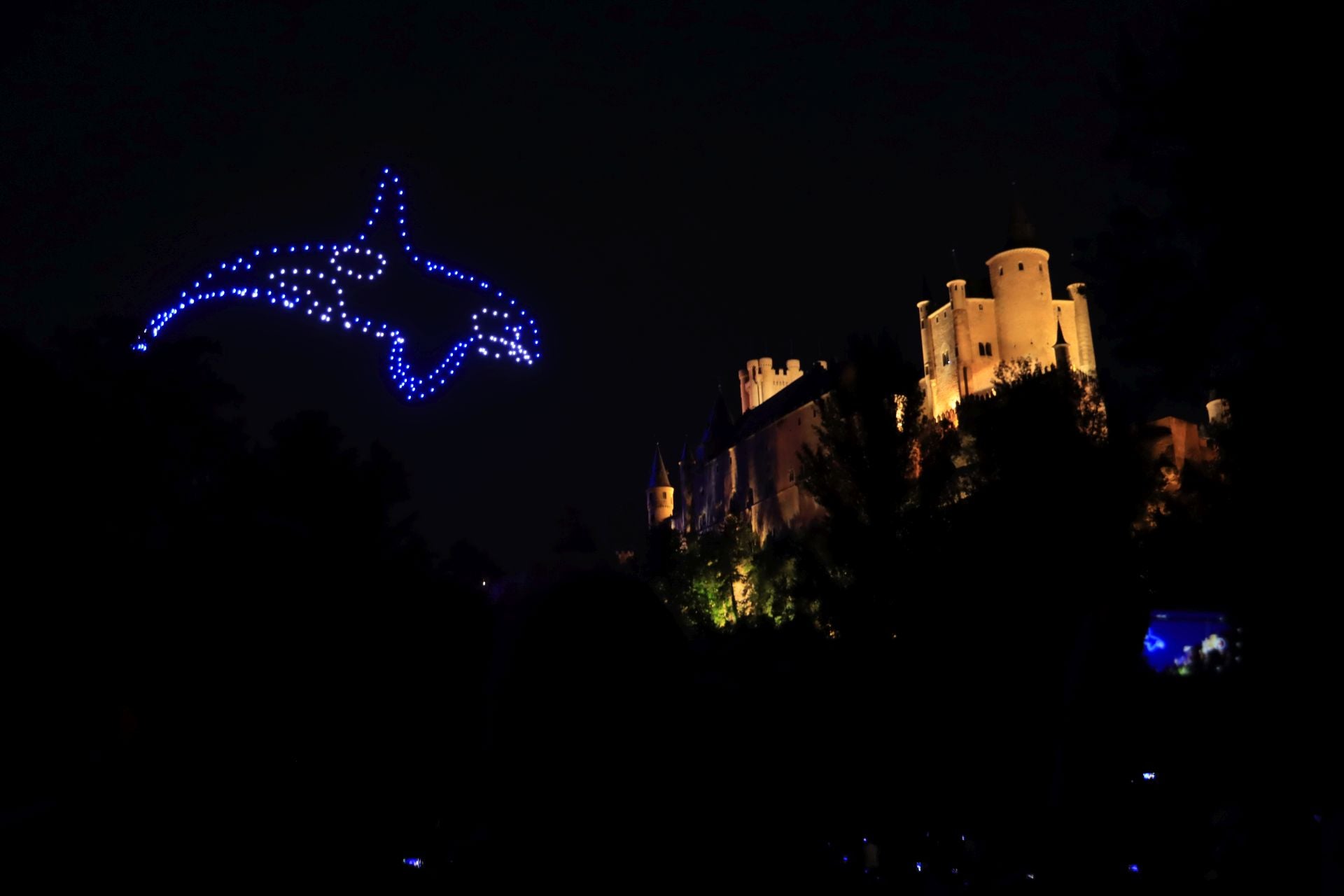 El espectáculo de drones por el Picnic Day, en imágenes