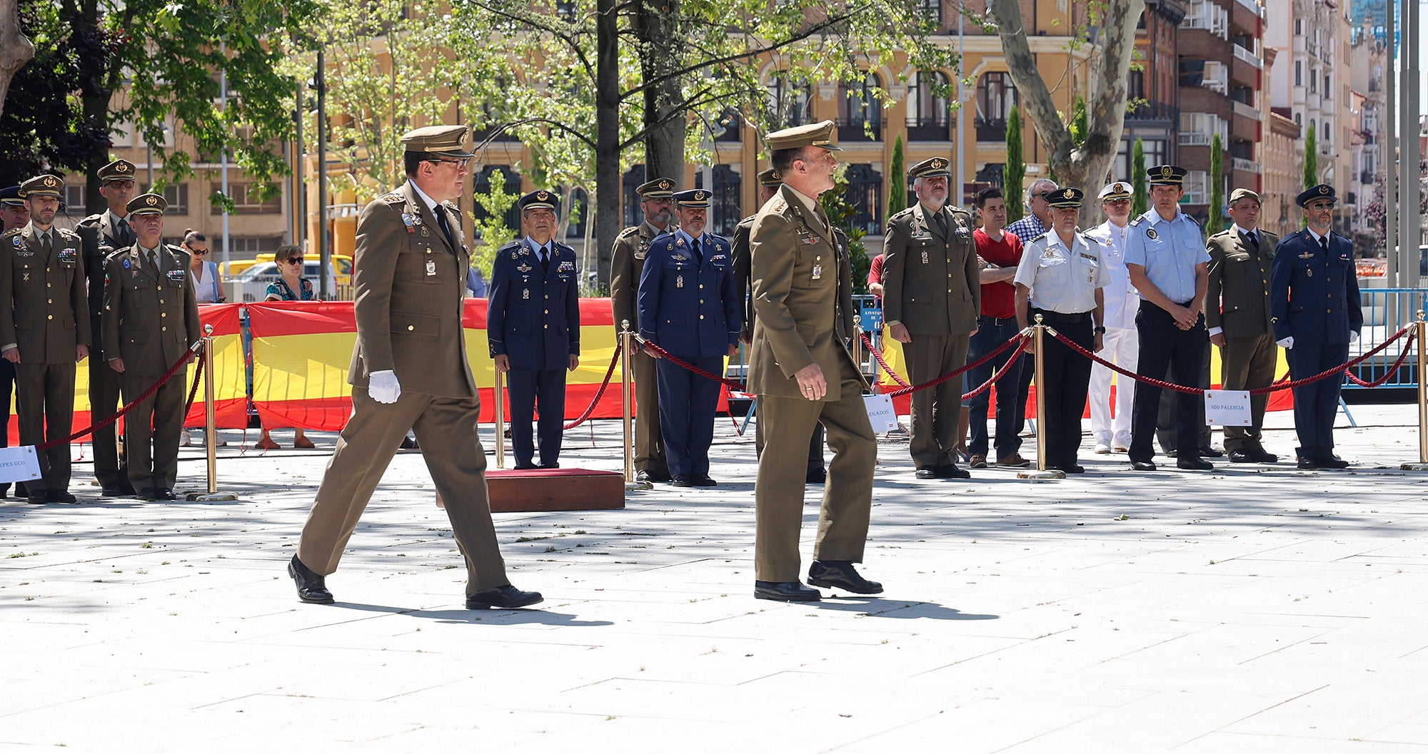 Palencia reaviva el compromiso con las Fuerzas Armadas