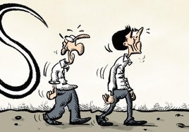 La viñeta de Sansón: 'Sánchez y su desierto'
