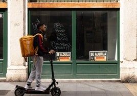 Imagen de archivo de un local en alquiler.