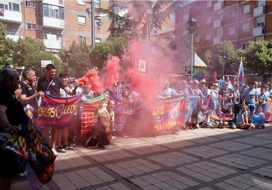 Cuarenta años de barcelonismo en Palencia