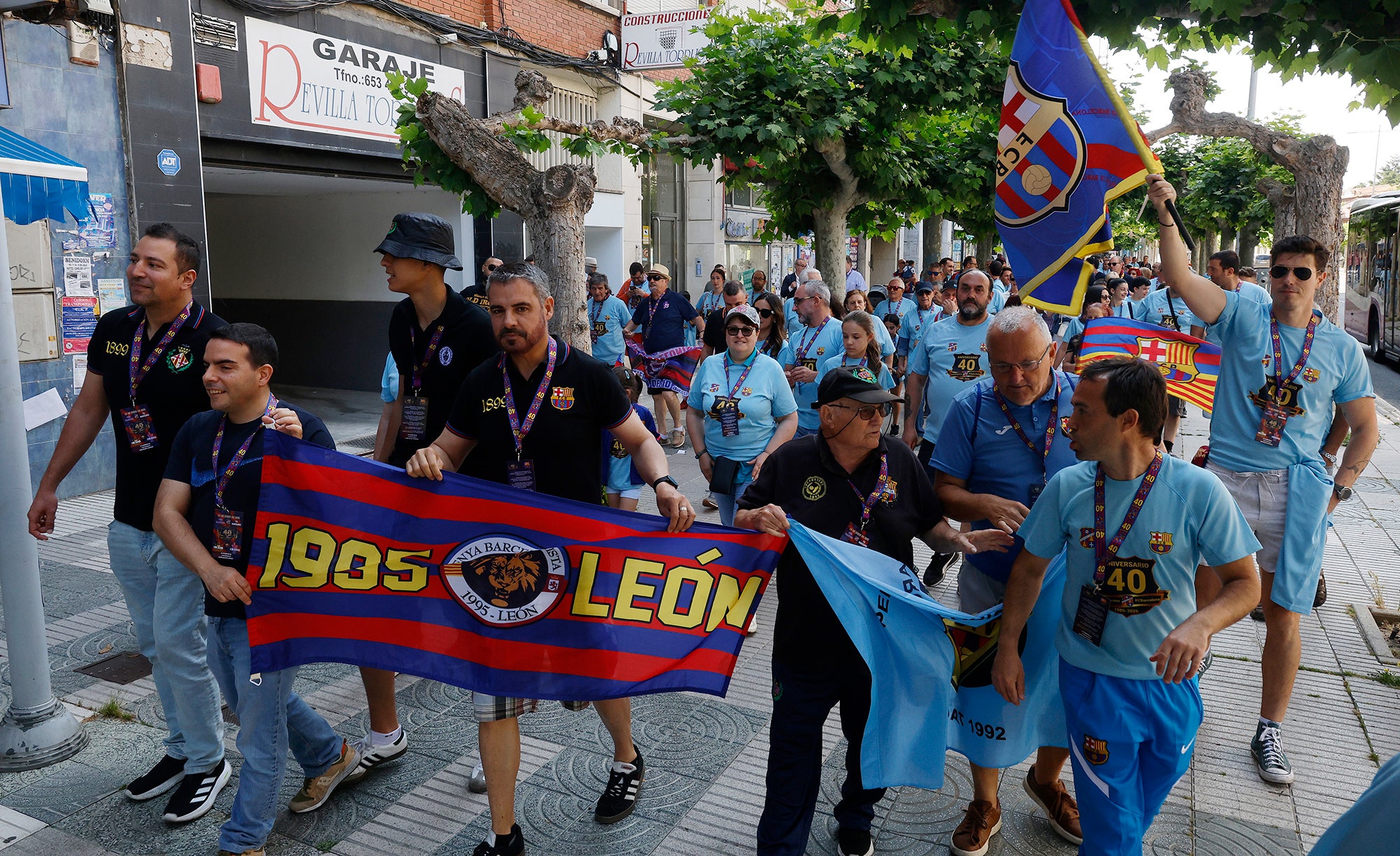 Cuarenta años de barcelonismo en Palencia