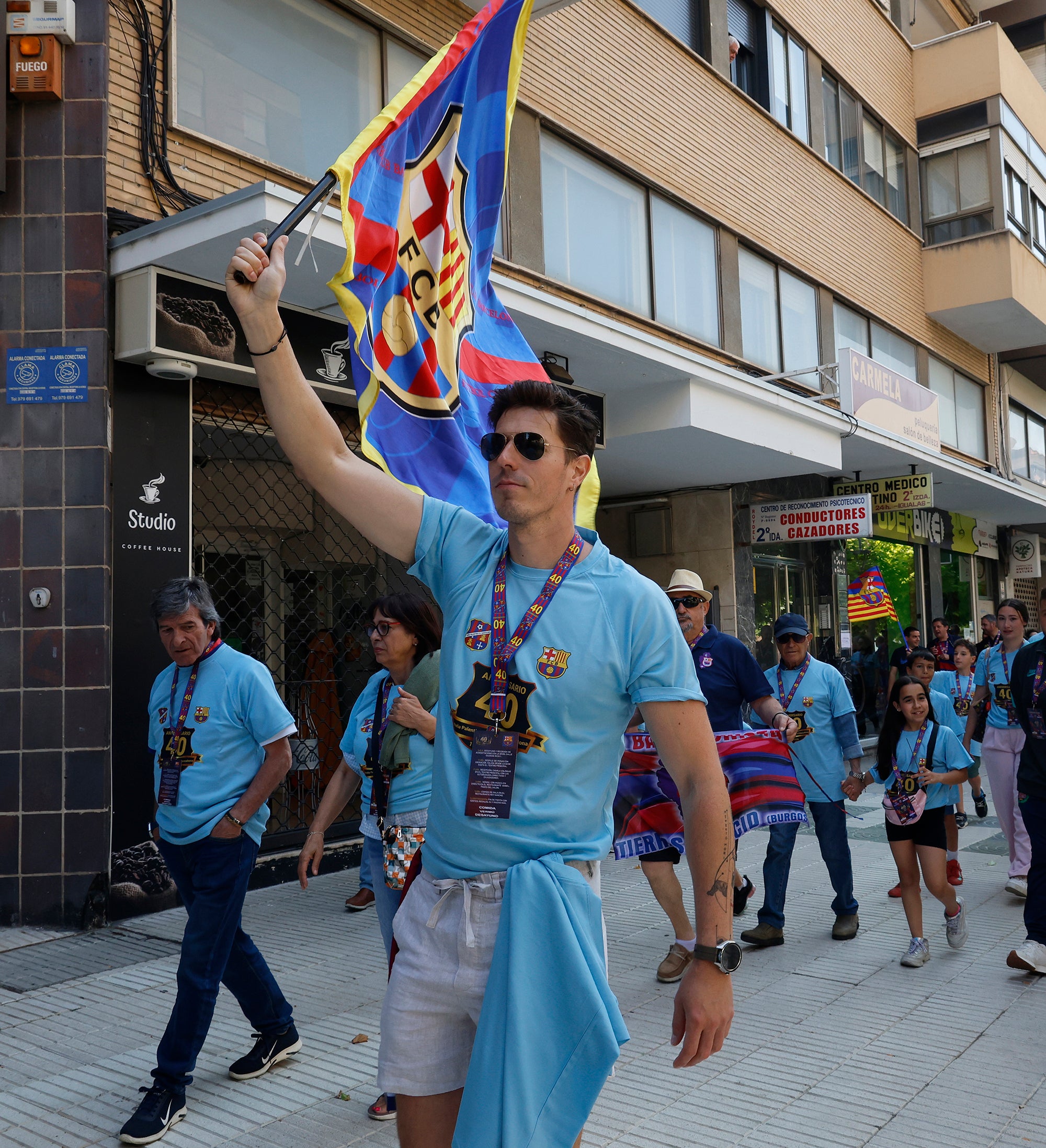 Cuarenta años de barcelonismo en Palencia