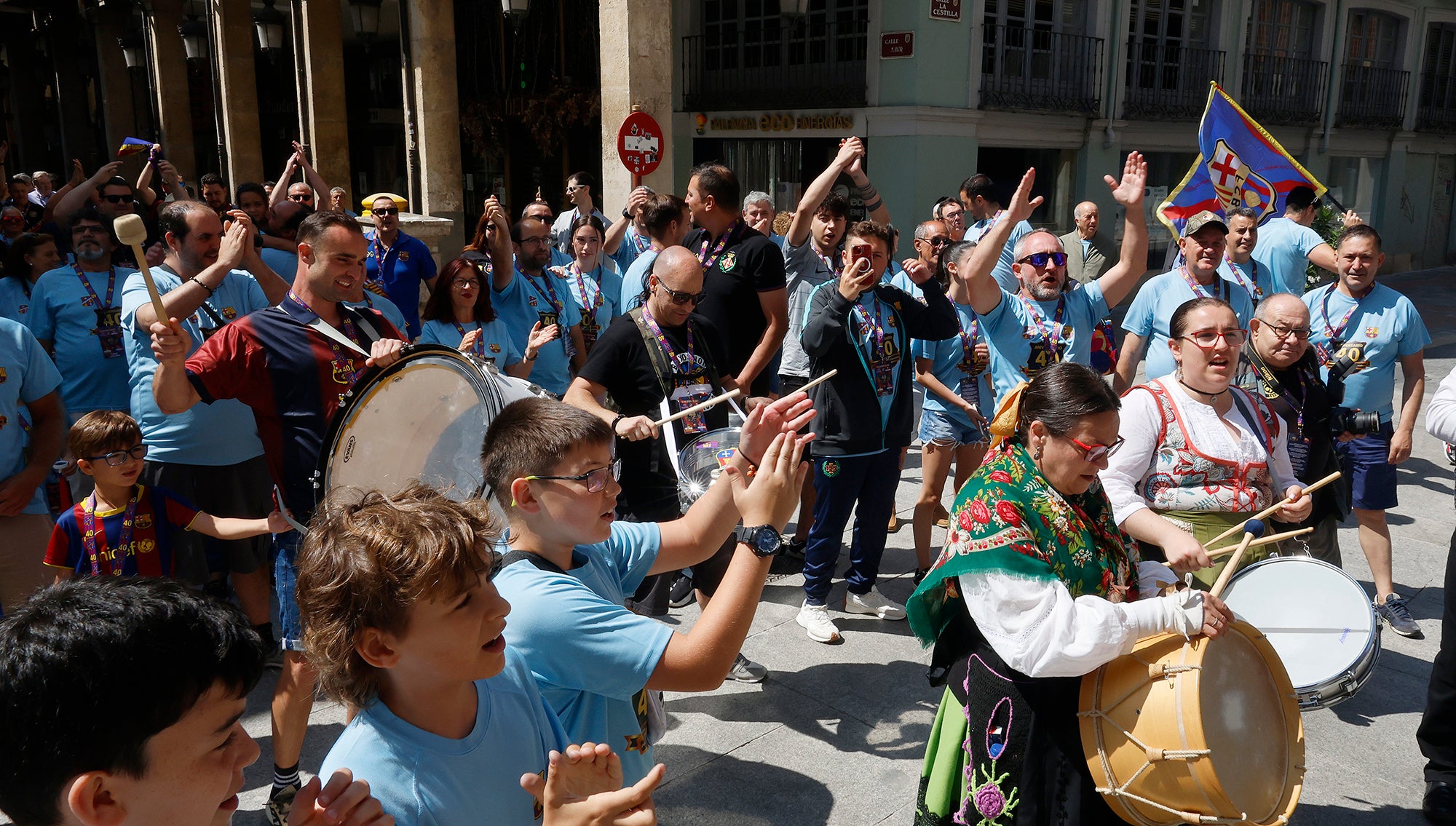 Cuarenta años de barcelonismo en Palencia