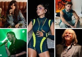 Vanessa Martín, María Becerra, Dani Fernández, Beret y José Mercé.
