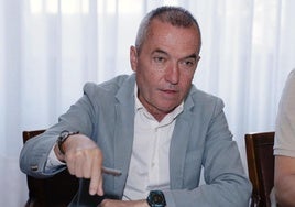 El concejal de Urbanismo, Ignacio Zarandona, este lunes en la Junta de Gobierno del Ayuntamiento de Valladolid.