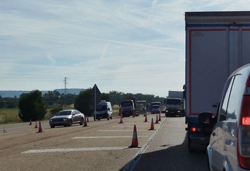 Nueve millones para reparar la autovía de los baches entre Valladolid y Tudela