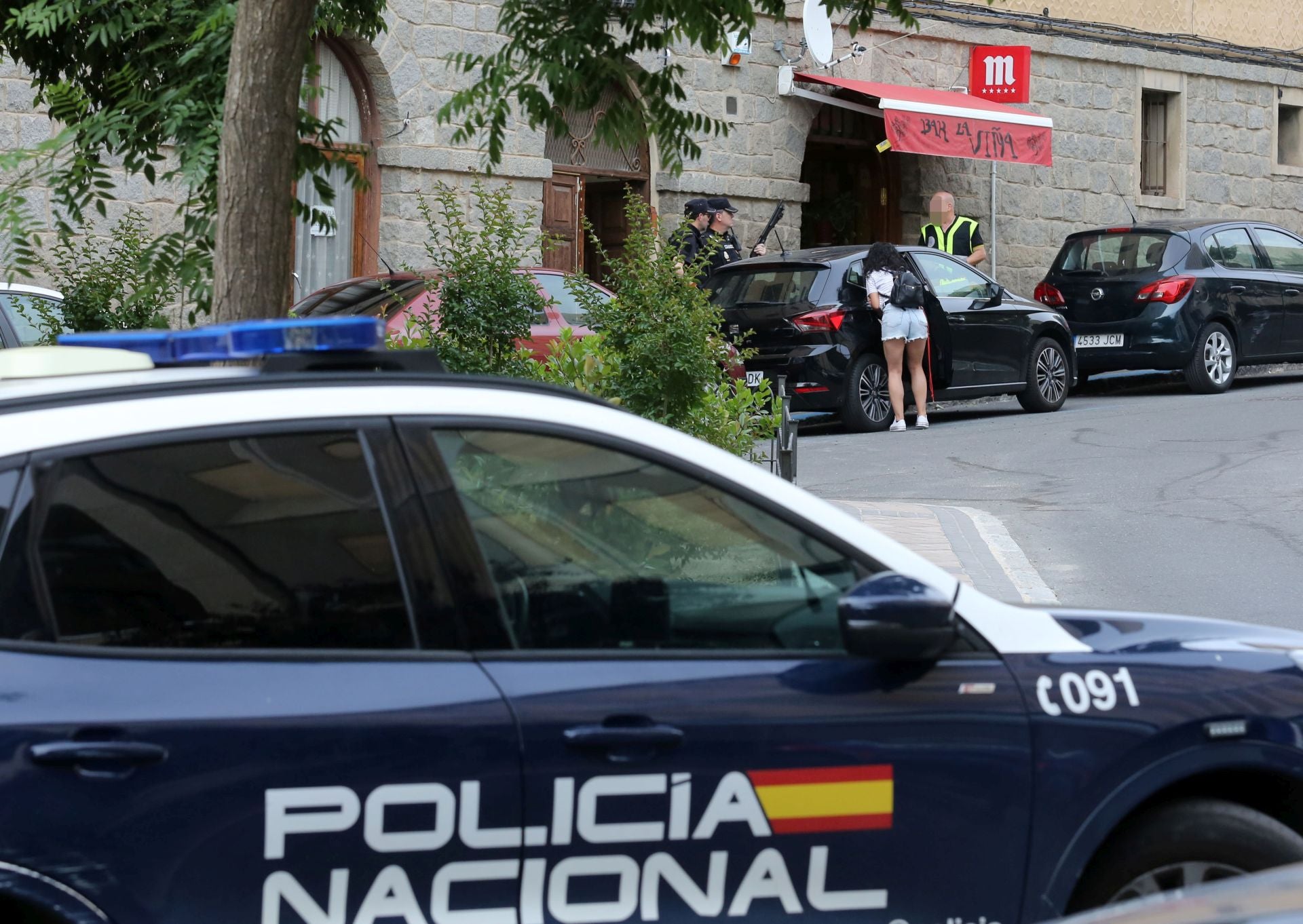 Fotos de la operación antidroga llevada a cabo en Segovia por la Policía Nacional.