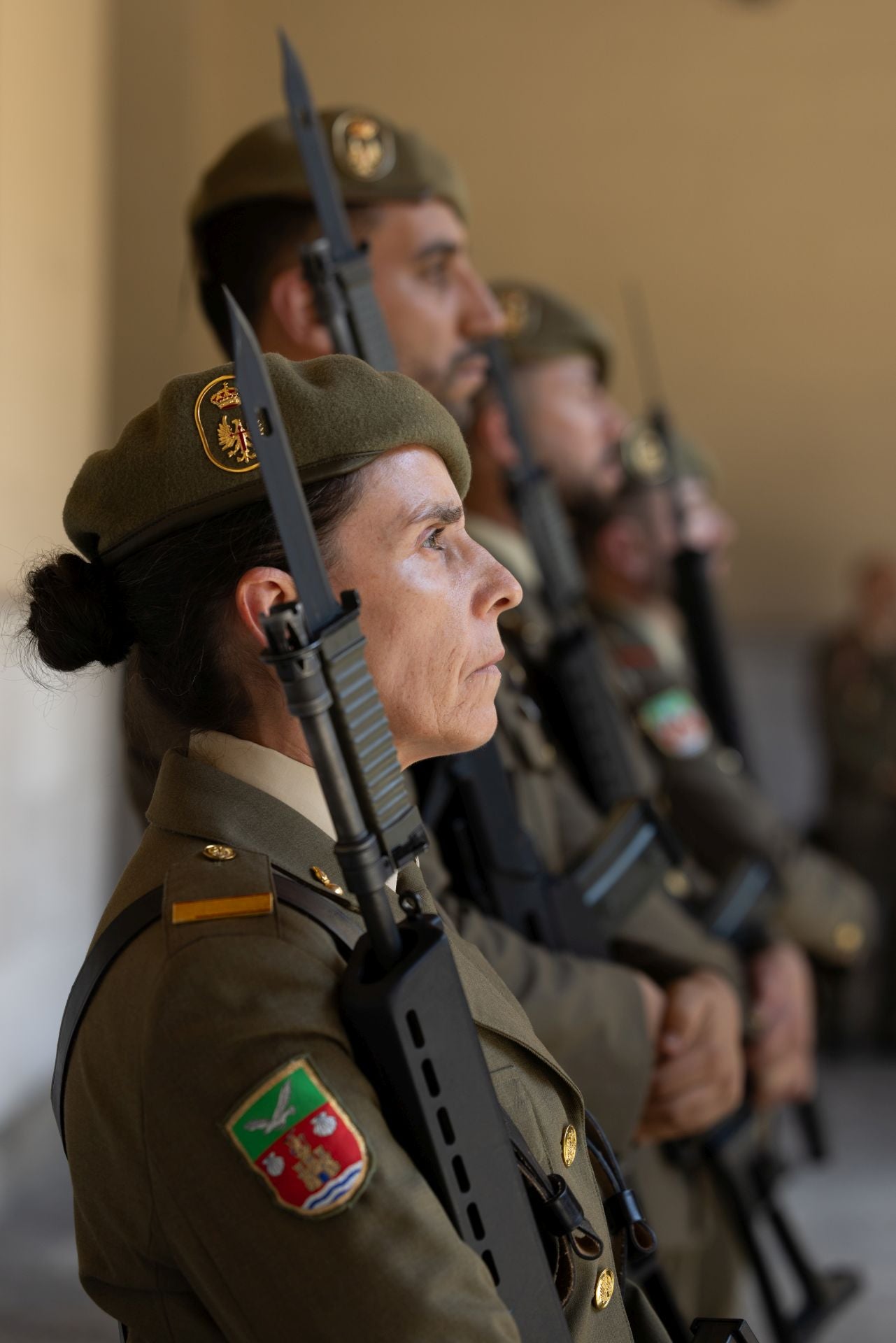 Las imágenes del acto militar en el Palacio Real de Valladolid