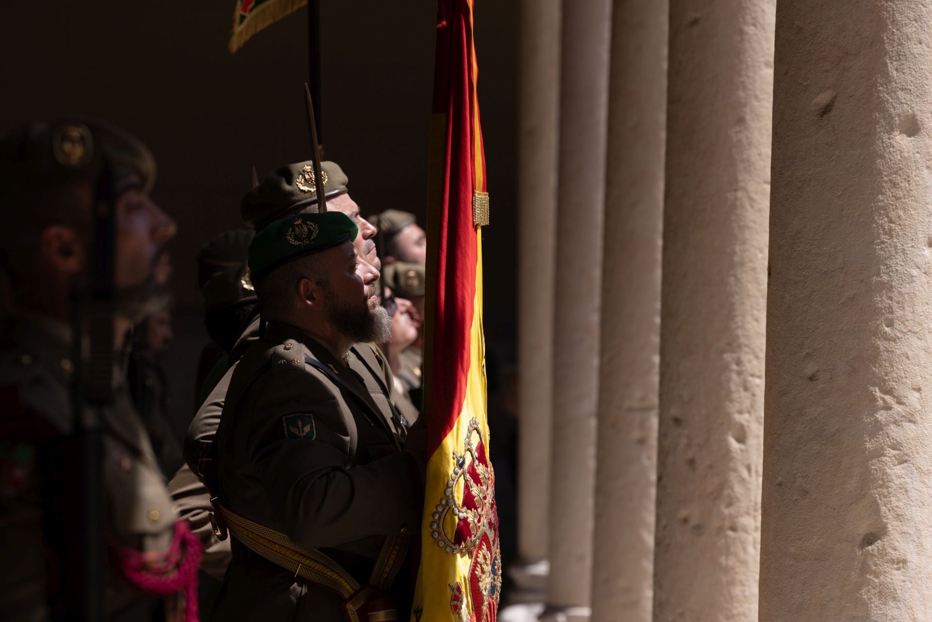 Las imágenes del acto militar en el Palacio Real de Valladolid