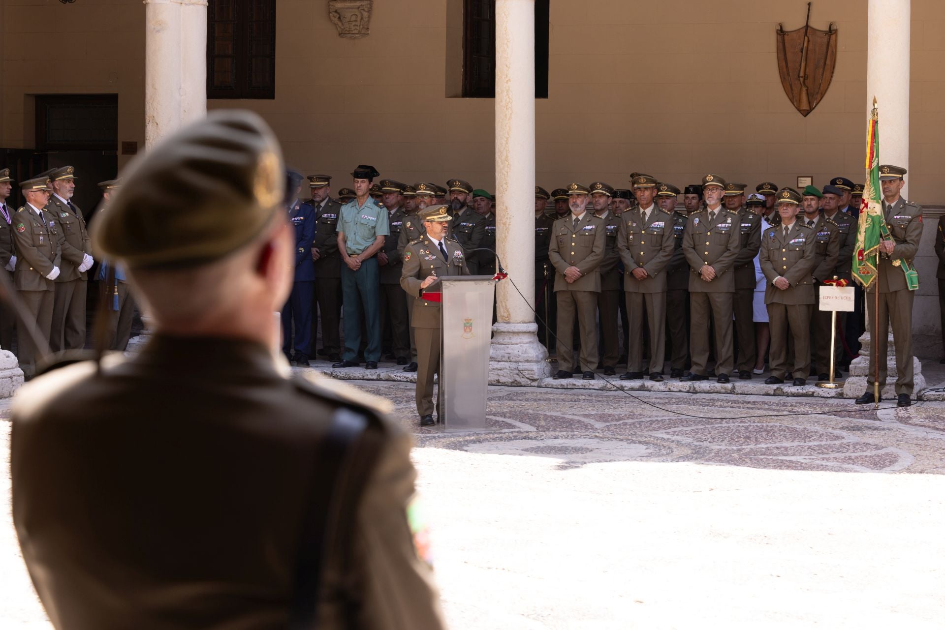Las imágenes del acto militar en el Palacio Real de Valladolid