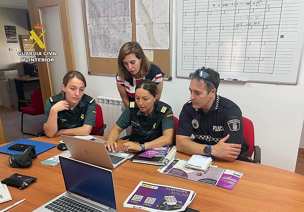 Reunión sobre violencia de género celebrada en Carrión de los Condes.