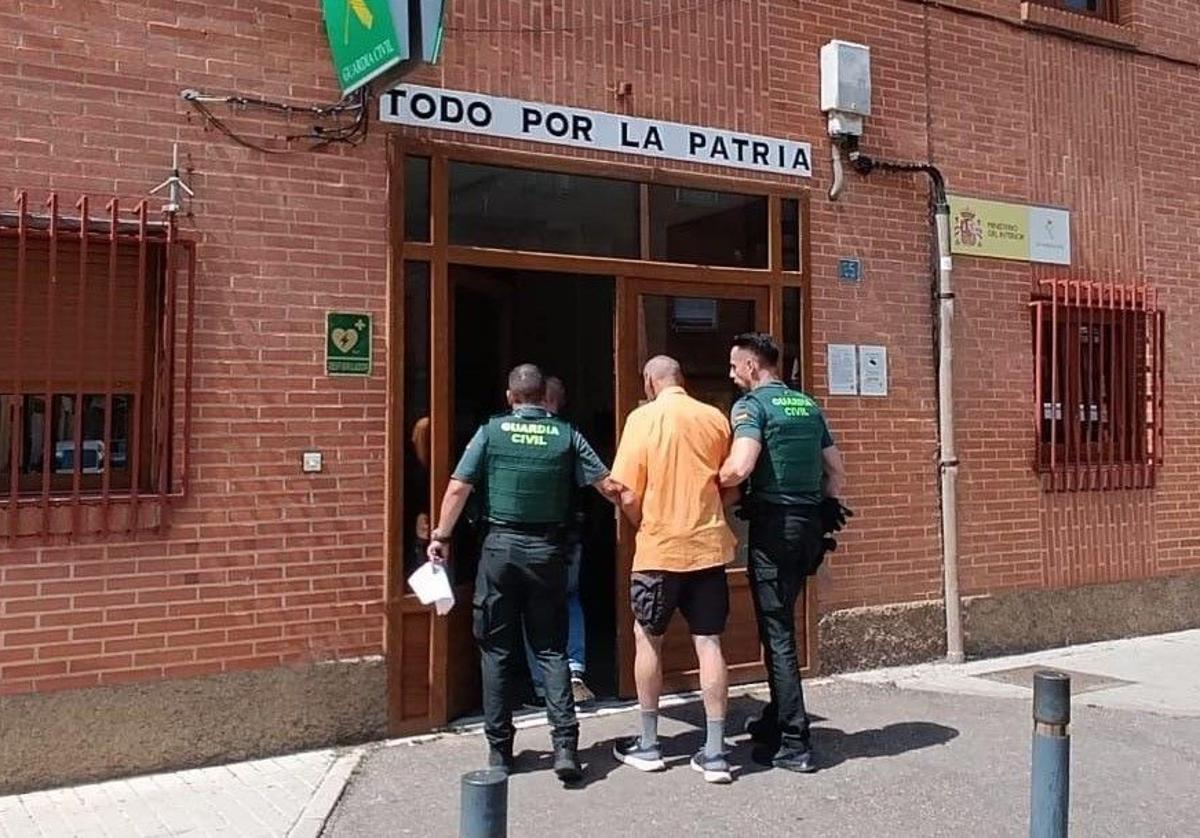 El detenido en Benavente (Zamora).