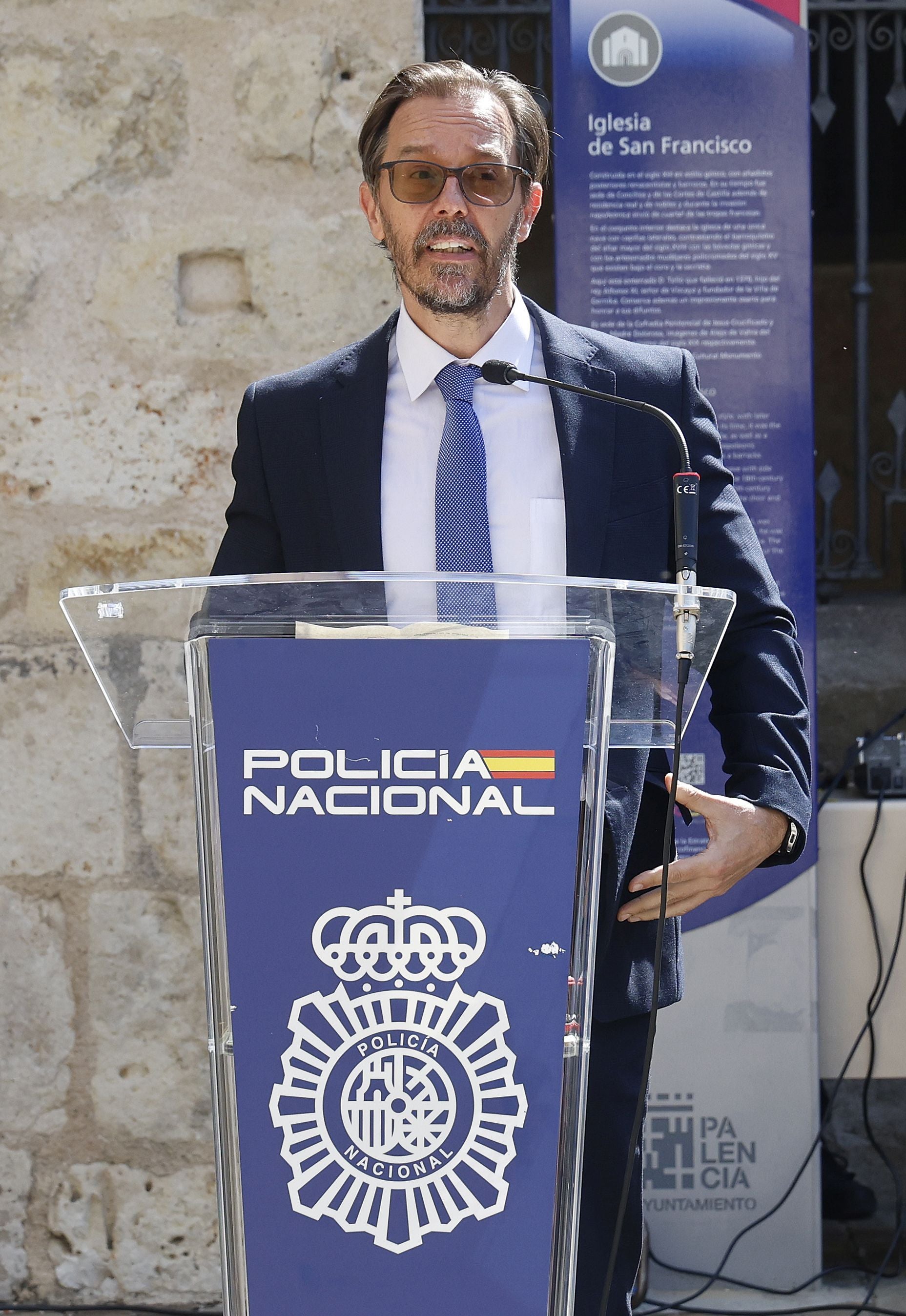 La Policía Nacional de Palencia rinde homenaje a las víctimas del terrorismo