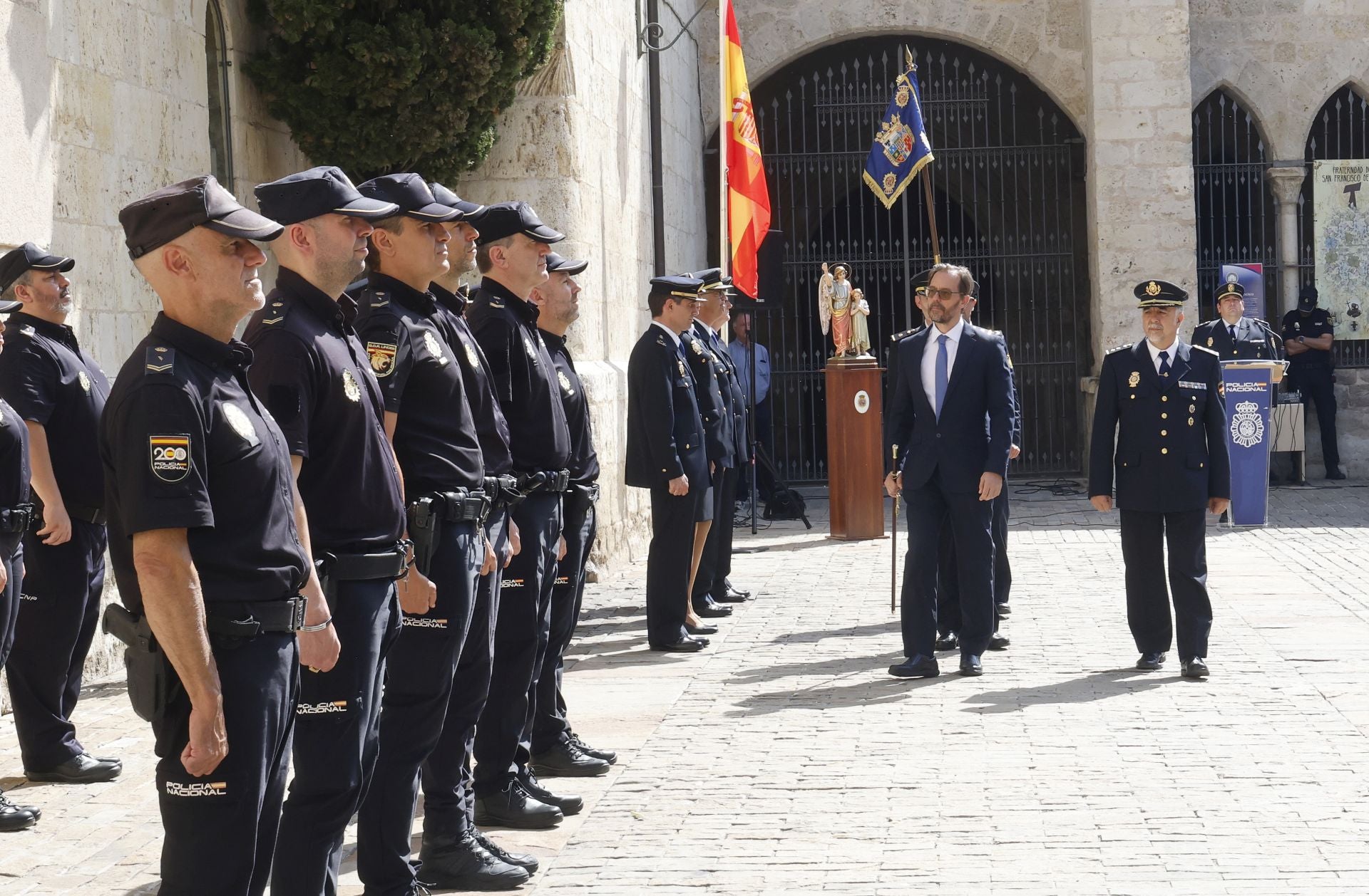 La Policía Nacional de Palencia rinde homenaje a las víctimas del terrorismo