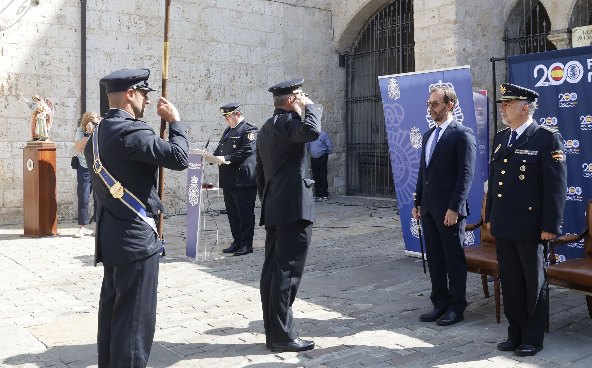 La Policía Nacional de Palencia rinde homenaje a las víctimas del terrorismo