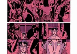 David está atrapado en el cuerpo de Rachel.