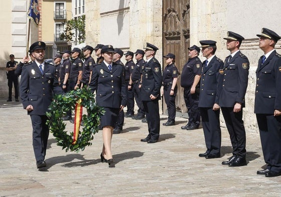La Policía Nacional de Palencia rinde homenaje a las víctimas del terrorismo