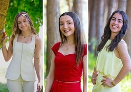 María Domínguez, Reyes Mata y Marta Miguel.