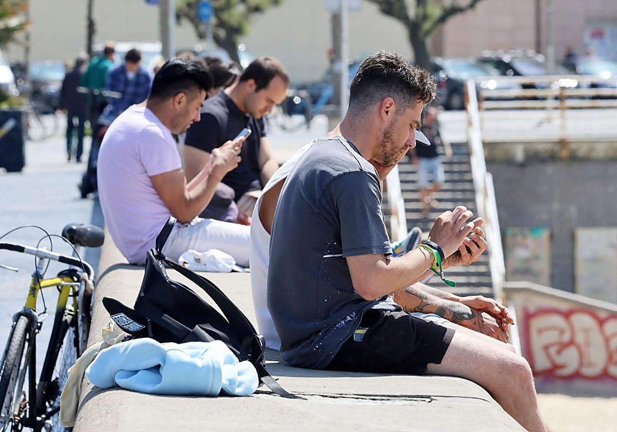 Los paseadores de móviles