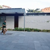 Lateral de la nueva cafetería hacia la rotonda de la Huerta de Guadián.