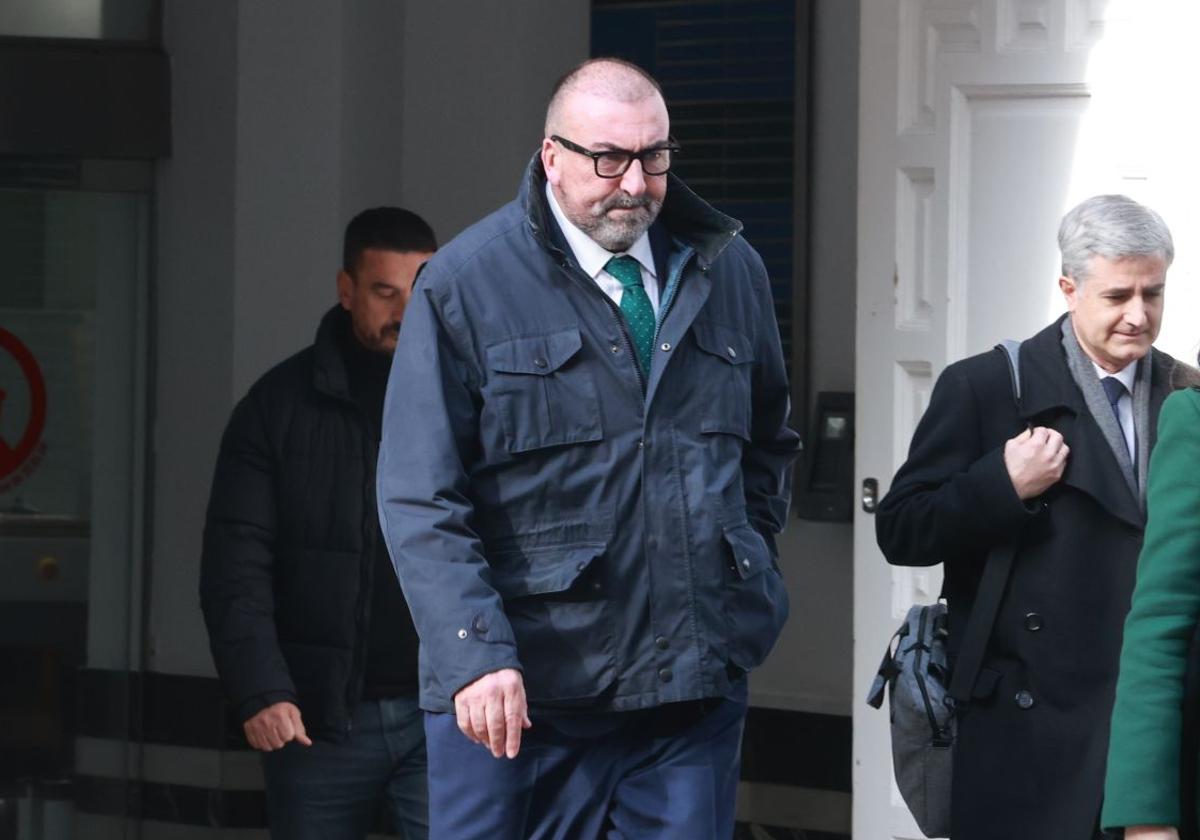 Koldo García sale del Tribunal Supremo después de declarar el pasado mes de diciembre.