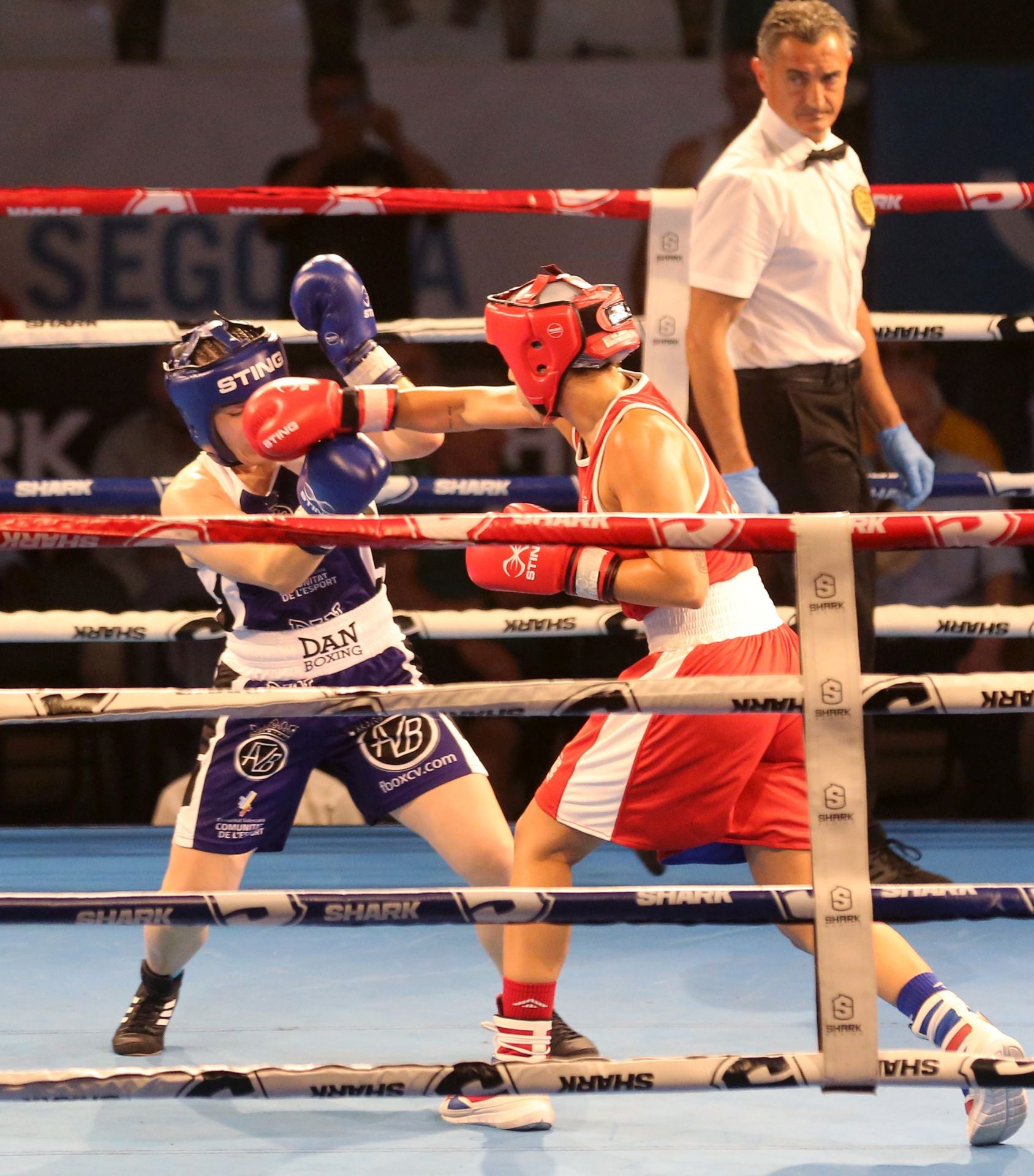 Fotos del campeonato de boxeo en Segovia